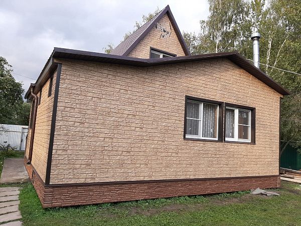 Фасадная панель Крымский сланец, слоновая кость