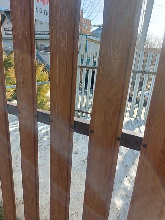 Металлоштакетник полукруглый 87мм