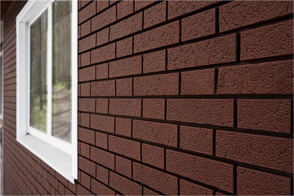 Фасадные панели Стоун Хаус S-Lock Клинкер, терракотовый