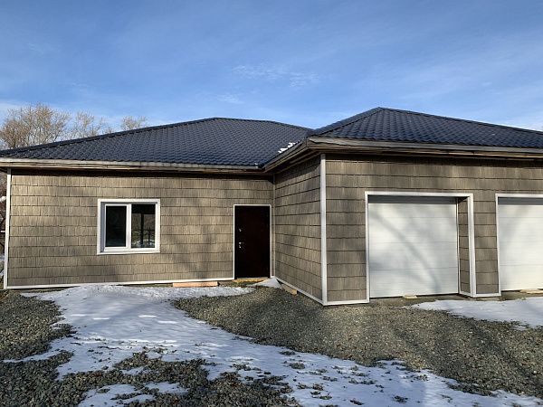Фасадная панель Сибирская дранка, арабика