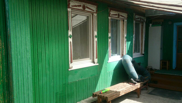 Домик в деревне Букино - Монтаж металлосайдинга и откосов