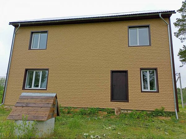 Фасадные панели Стоун Хаус Камень, золотистый