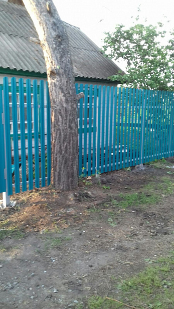 Установка нового забора 