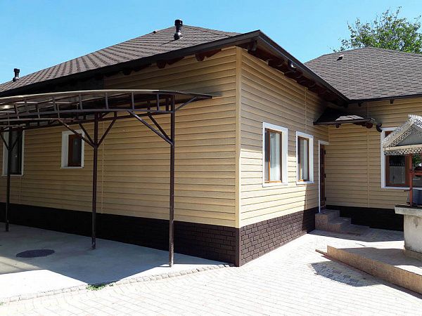 Виниловый сайдинг - Тимберблок Ясень беленый