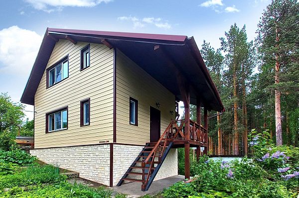 Грандлайн виниловый сайдинг Natural-Брус 3,0GL TundraS7 береза