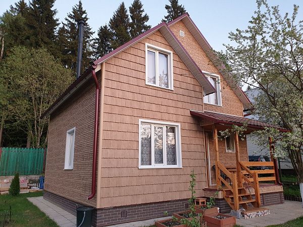 Фасадная панель Сибирская дранка, арабика