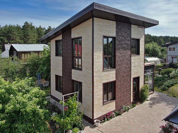 Фасадная панель Крымский сланец, арабика