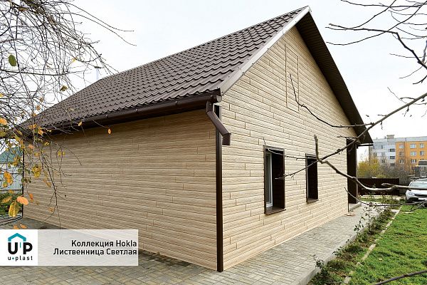 Фасадные панели Хокла Лиственница, светлая