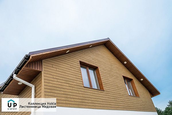 Фасадные панели Хокла Лиственница, медовая