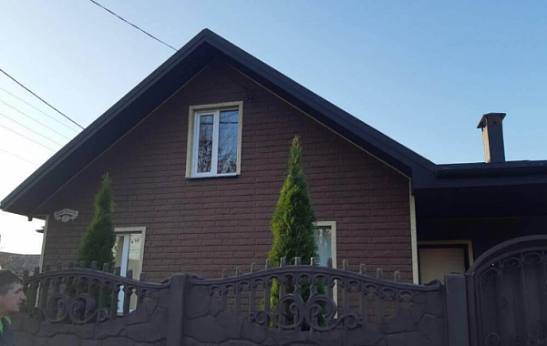 Фасадные панели Стоун Хаус Камень, изумрудный